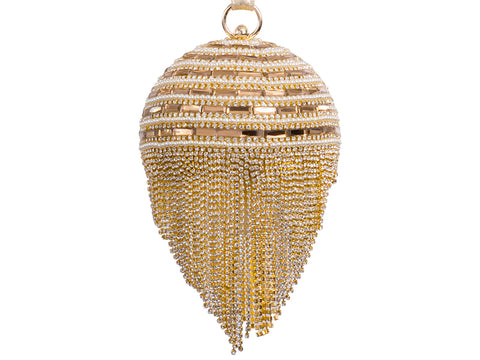 Goldie Diamanté Clutch Bag - sky williams collections