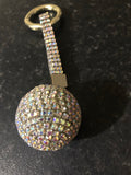 Ball Bag Charm, Gold, Mixed Plating - sky williams collections