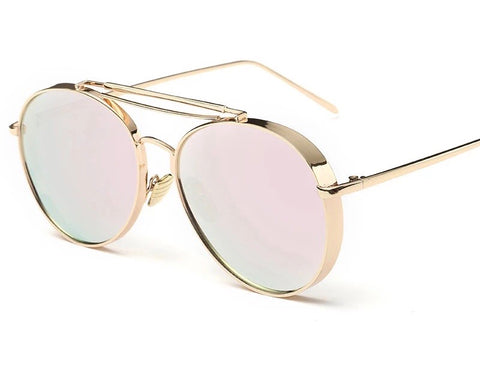 Jane Gold Frame Glasses - sky williams collections