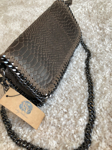 Leather Cross Body Bag - sky williams collections