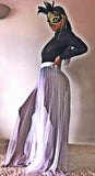 Pleated Maxi Chiffon Skirt - 4 colours - sky williams collections