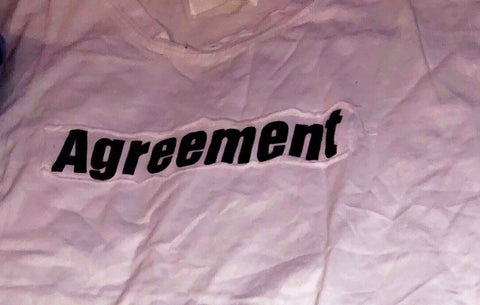 Oversized 'Agreement' Slogan Dress - sky williams collections