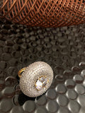 Classic Luxurious Inlaid Crystal Stone Ring for Women. - sky williams collections