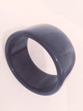 Nicole Farhi Henry Moore bangle in Ecru/Dark Brown and a Marble Effect - sky williams collections