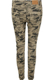 Camouflage Ripped Thighs Jeans - sky williams collections