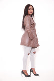 Farhi by Nicol Farhi Leather Jacket, Brown - sky williams collections