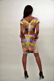 Pianted Inspired Dress - sky williams collections