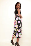Casual Flora Patchwork Long Dress - sky williams collections