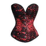 Beautiful Red Couture Corset - sky williams collections