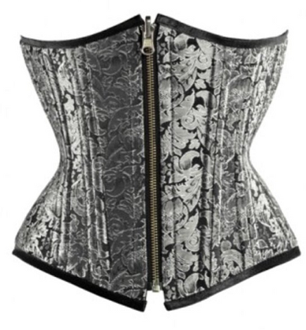 Grey Fashion Corset - sky williams collections