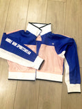 Colour Block Zip Through Contrast Piping Shell Tracksuit Jacket - sky williams collections