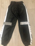 Black/White Colour Block Shell Suit Trousers - sky williams collections