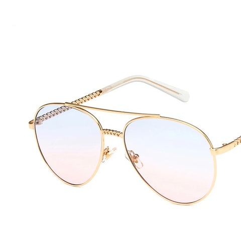 Star Gold Frame Glasses - sky williams collections